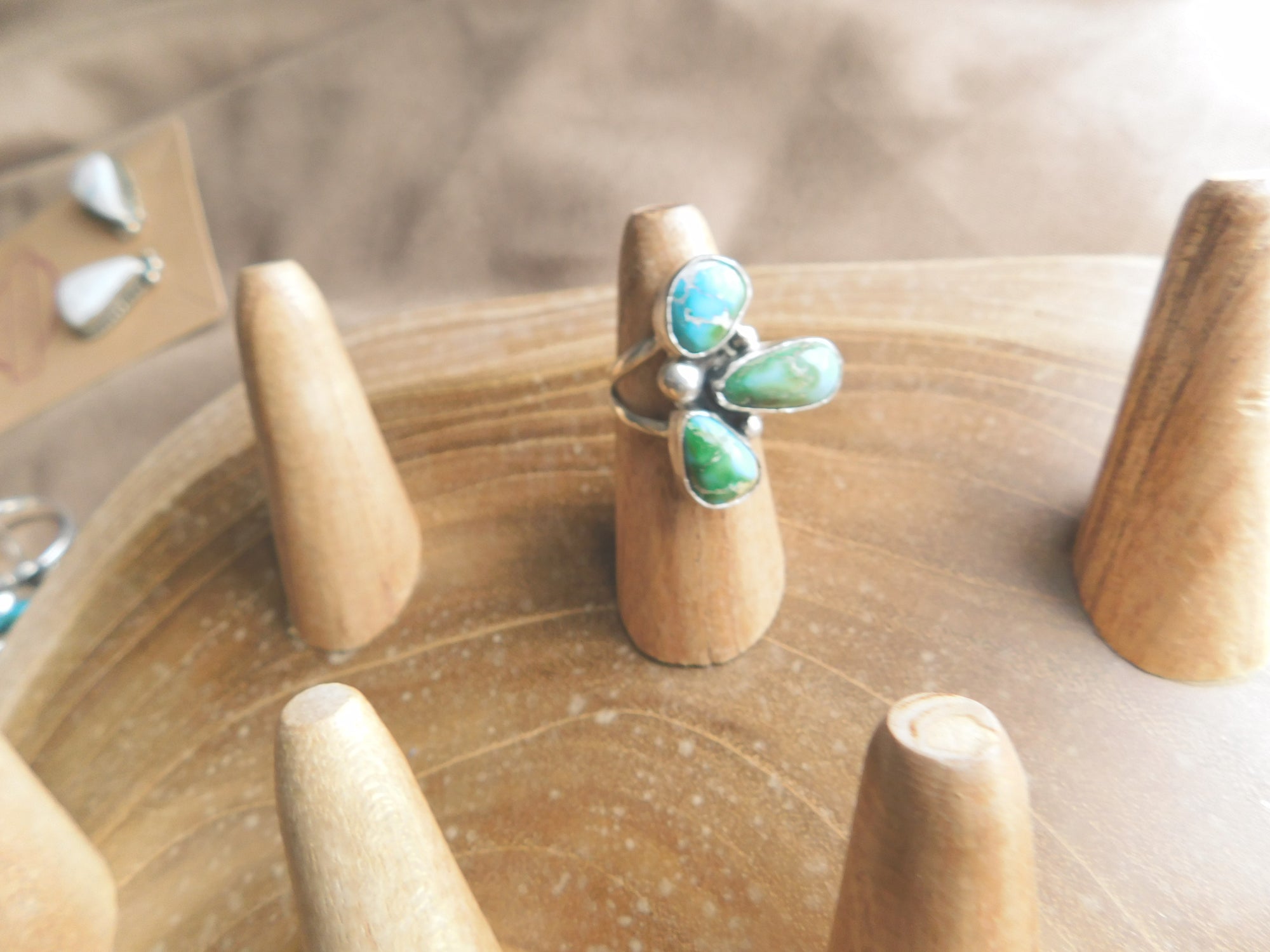 Size 7 Sonoran Mountain Cluster Ring