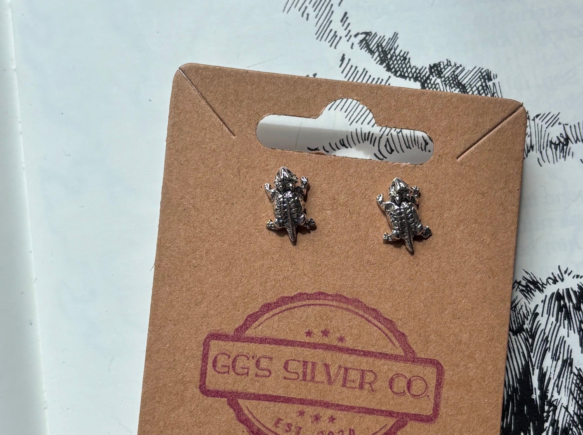 Prairie Lizard Earrings
