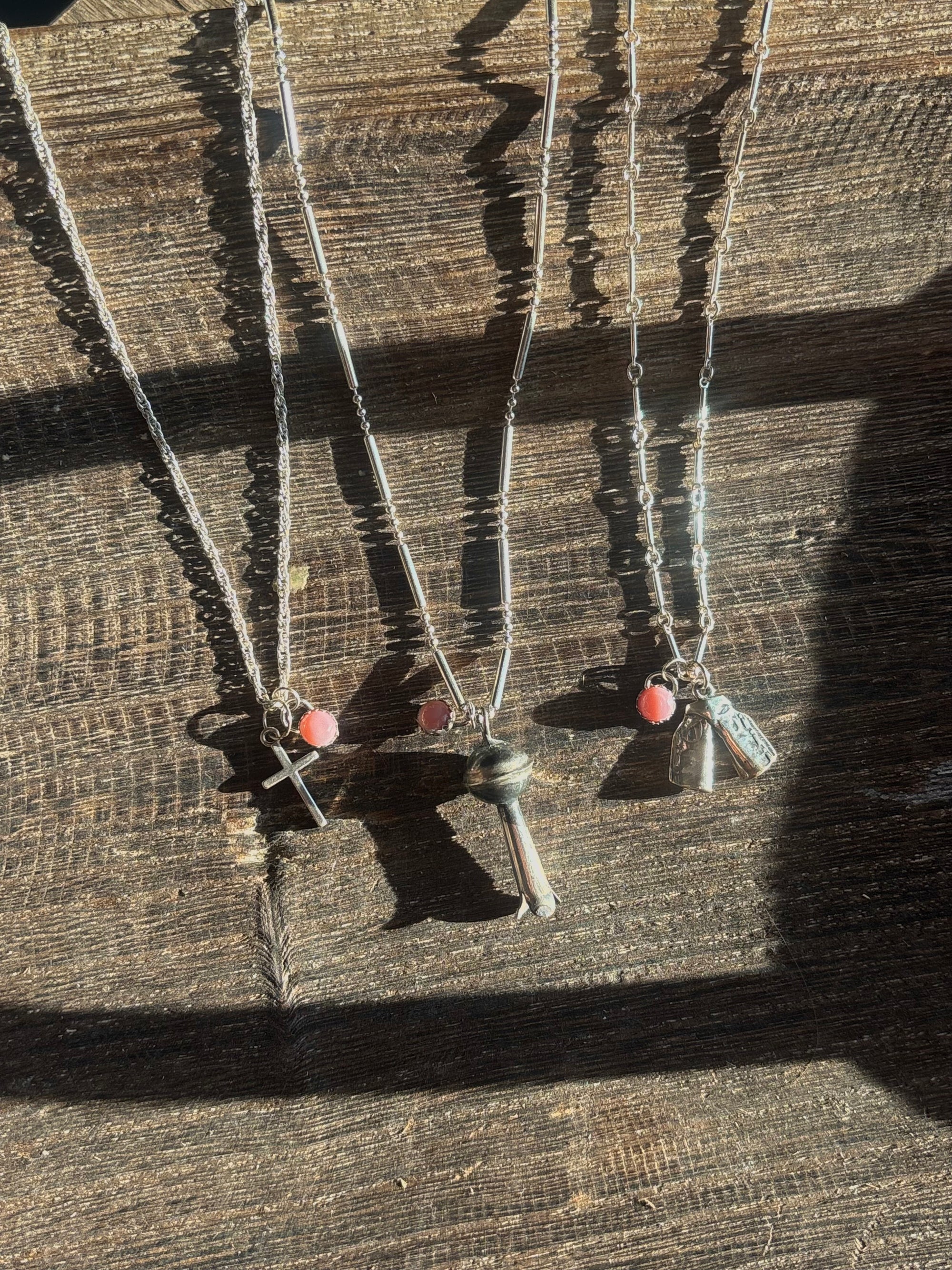 16 inch Pink Conch Chap Necklace