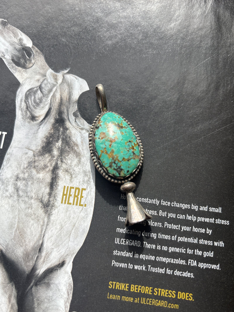 Baja Turquoise Blossom Pendant
