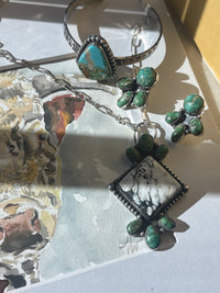 White Buffalo and Sonoran Gold Necklace