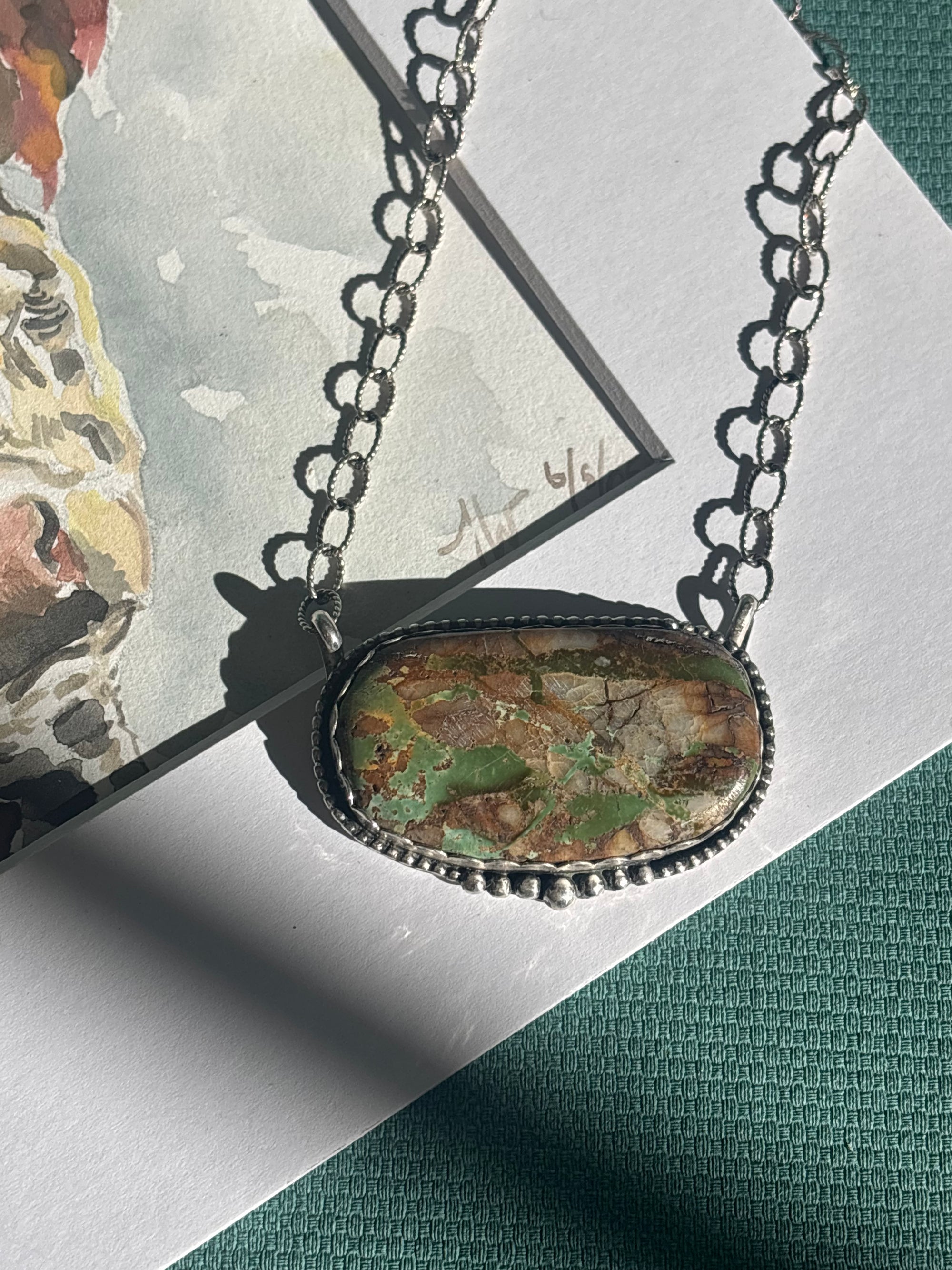 Royston Green Necklace