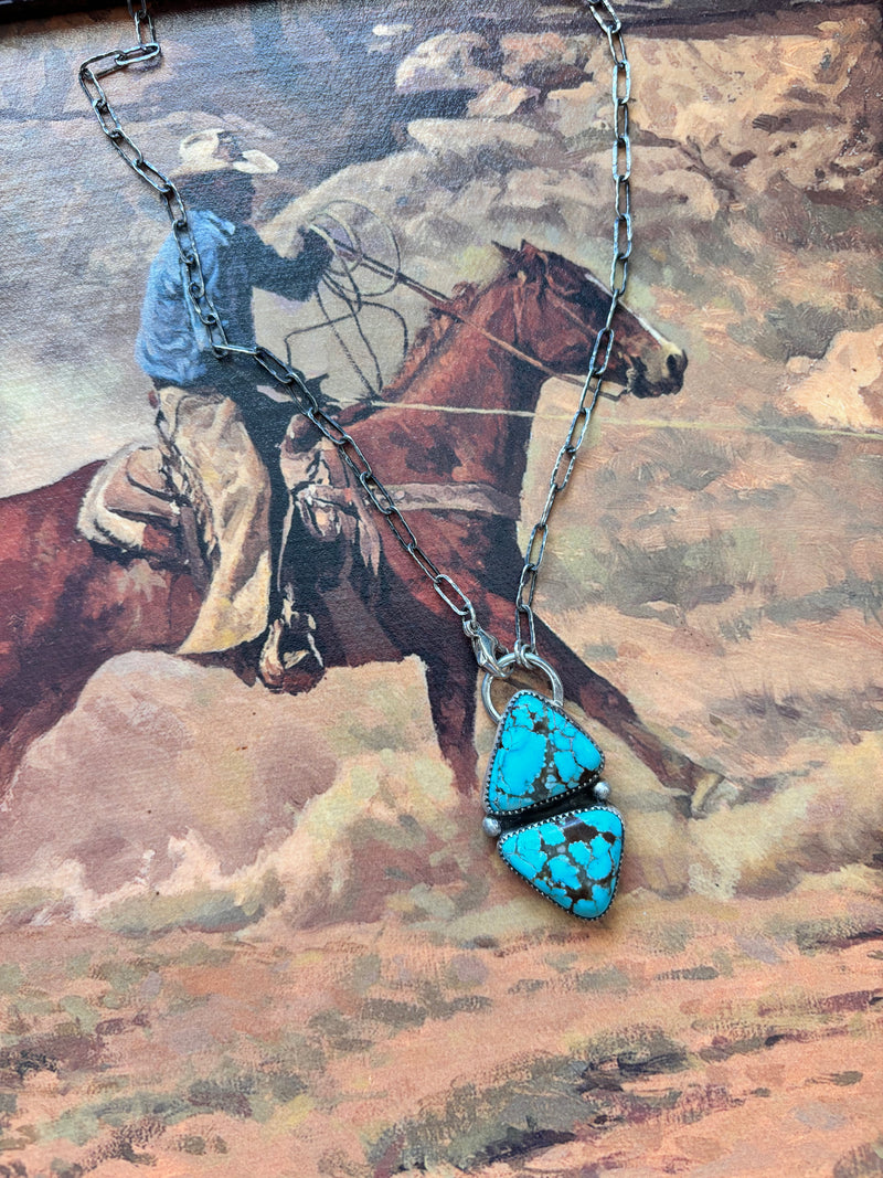 #8 Turquoise 16 inch Necklace