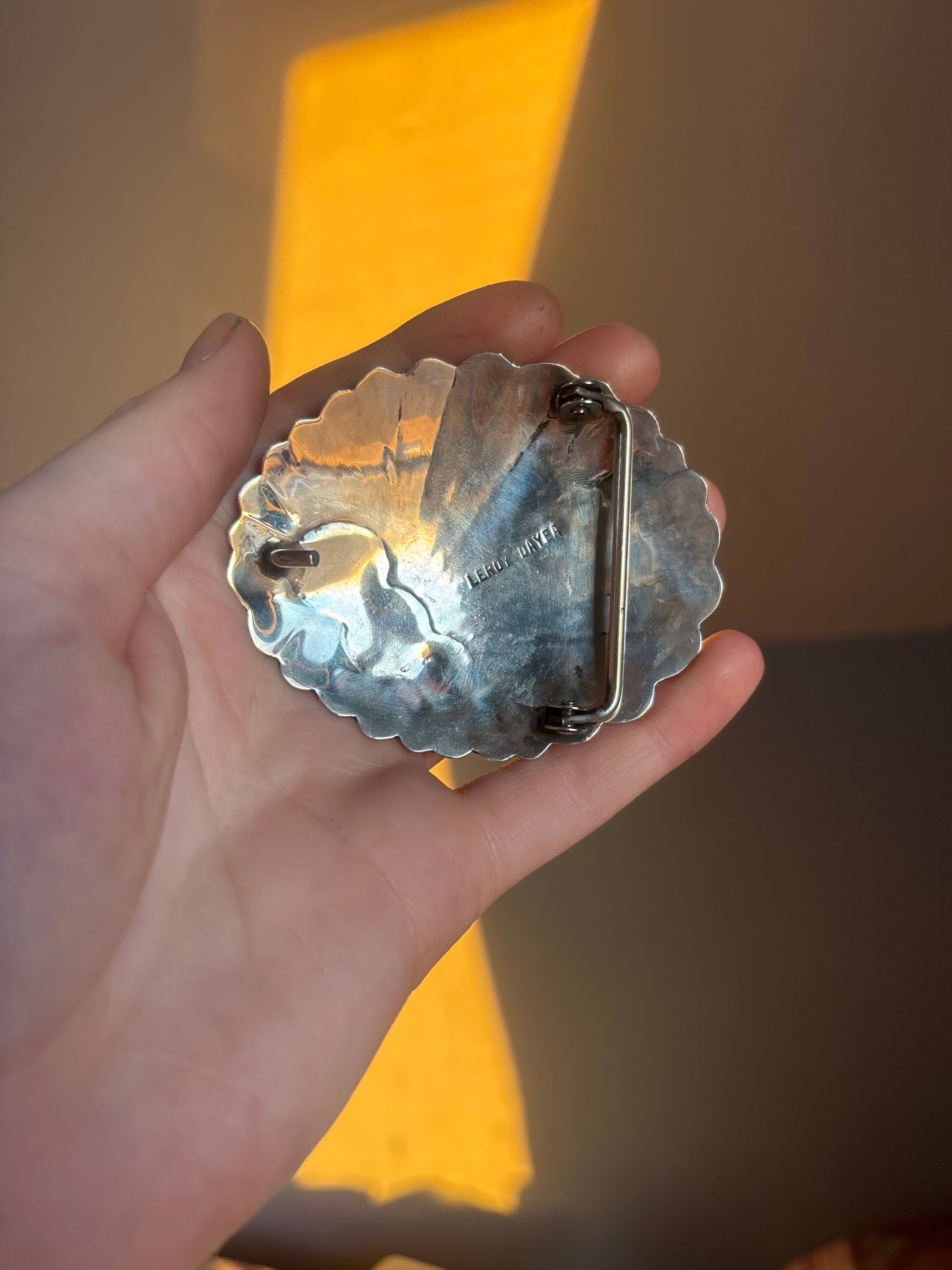 Refurbished Buckle by Leroy Dayer