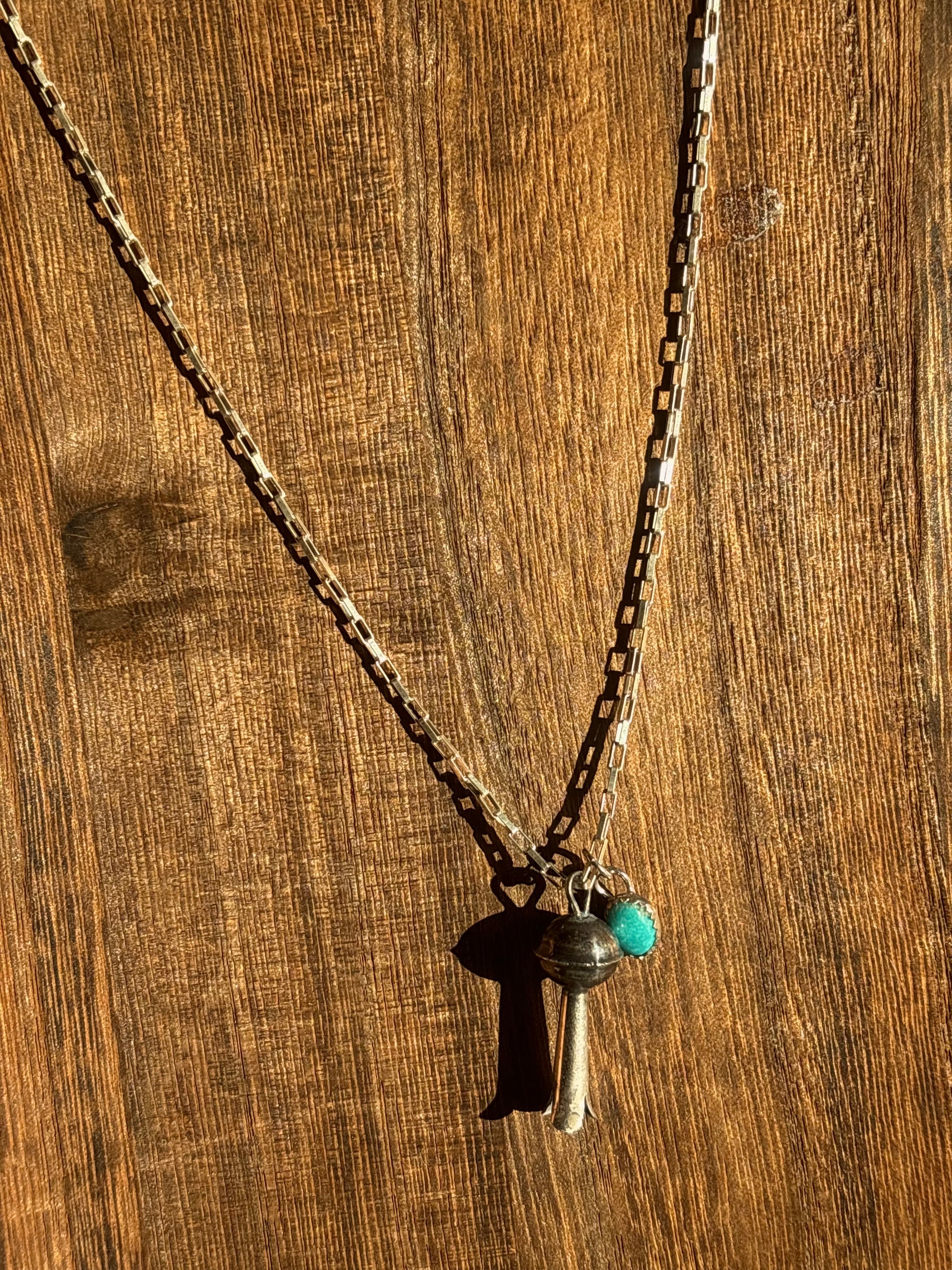 16 inch Kingman Blossom Necklace