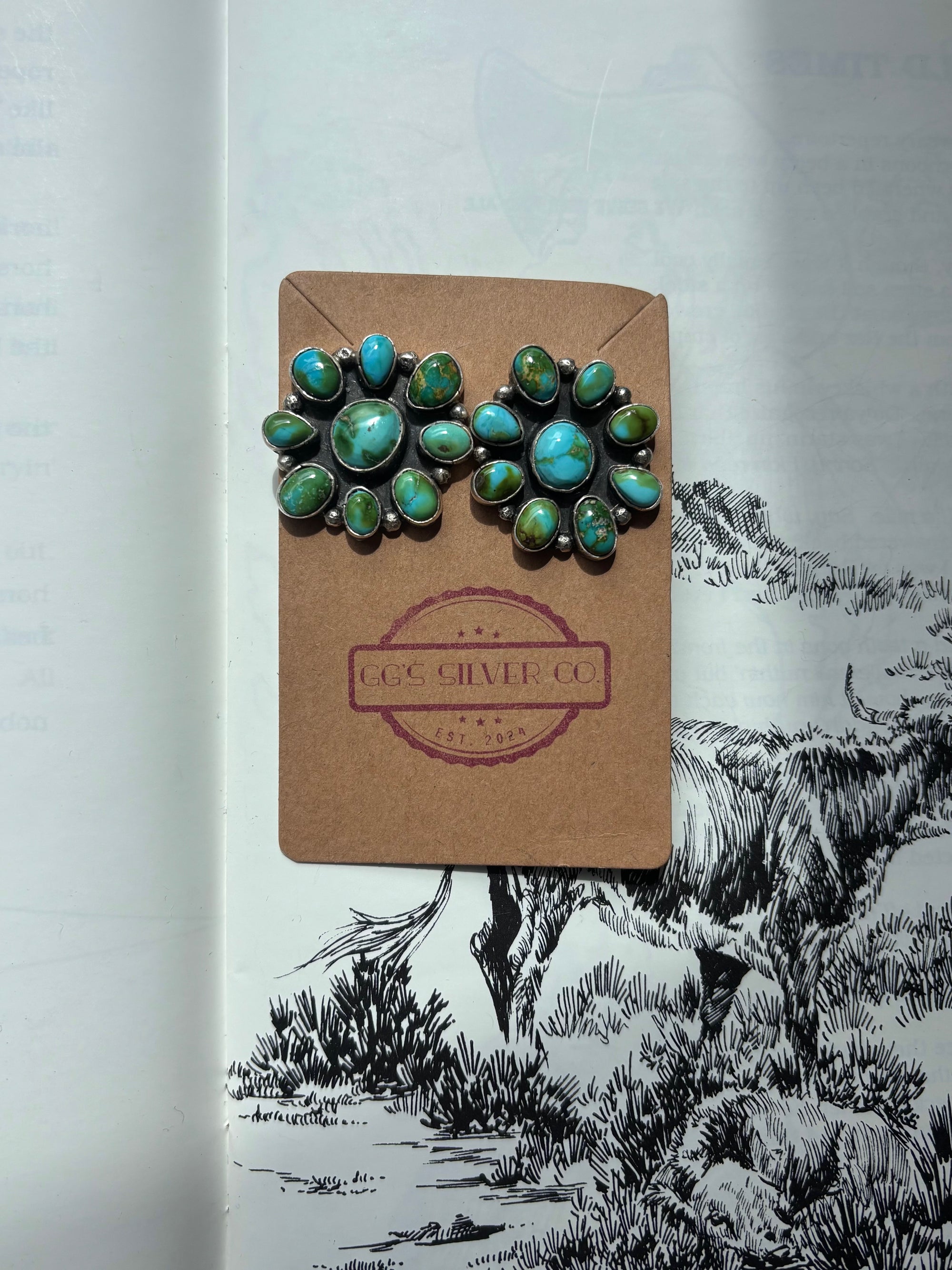 Sonoran Mountain Cluster Earrings