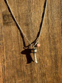 16 inch Pink Conch Blossom Necklace