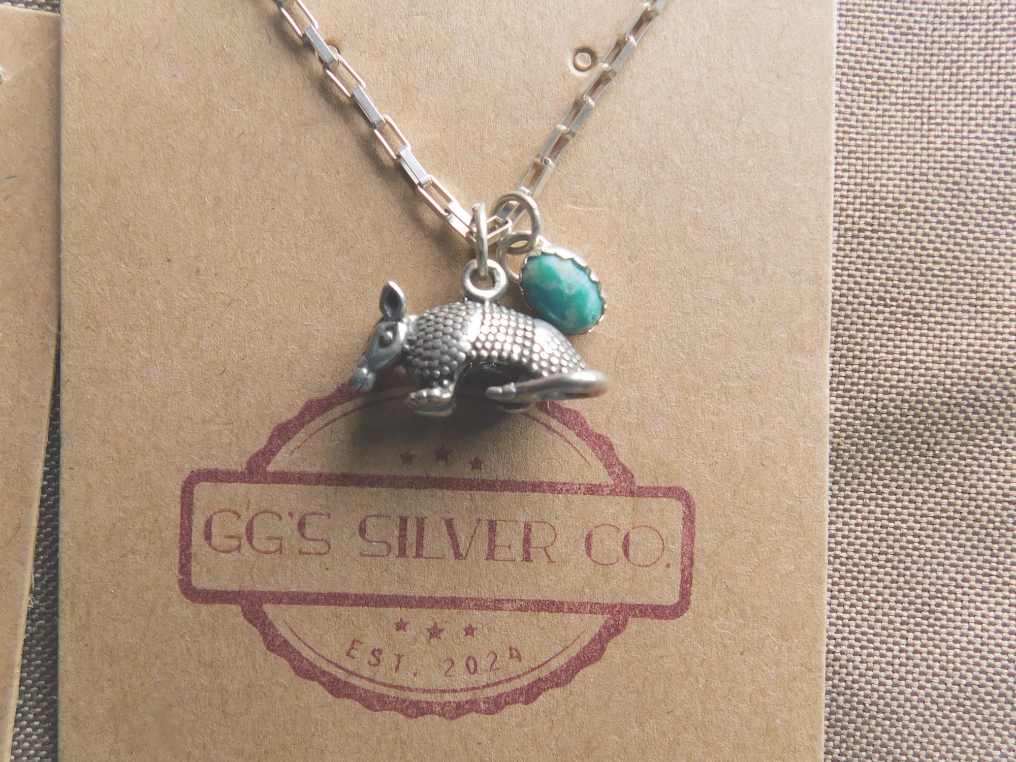 16 inch Armadillo Necklace