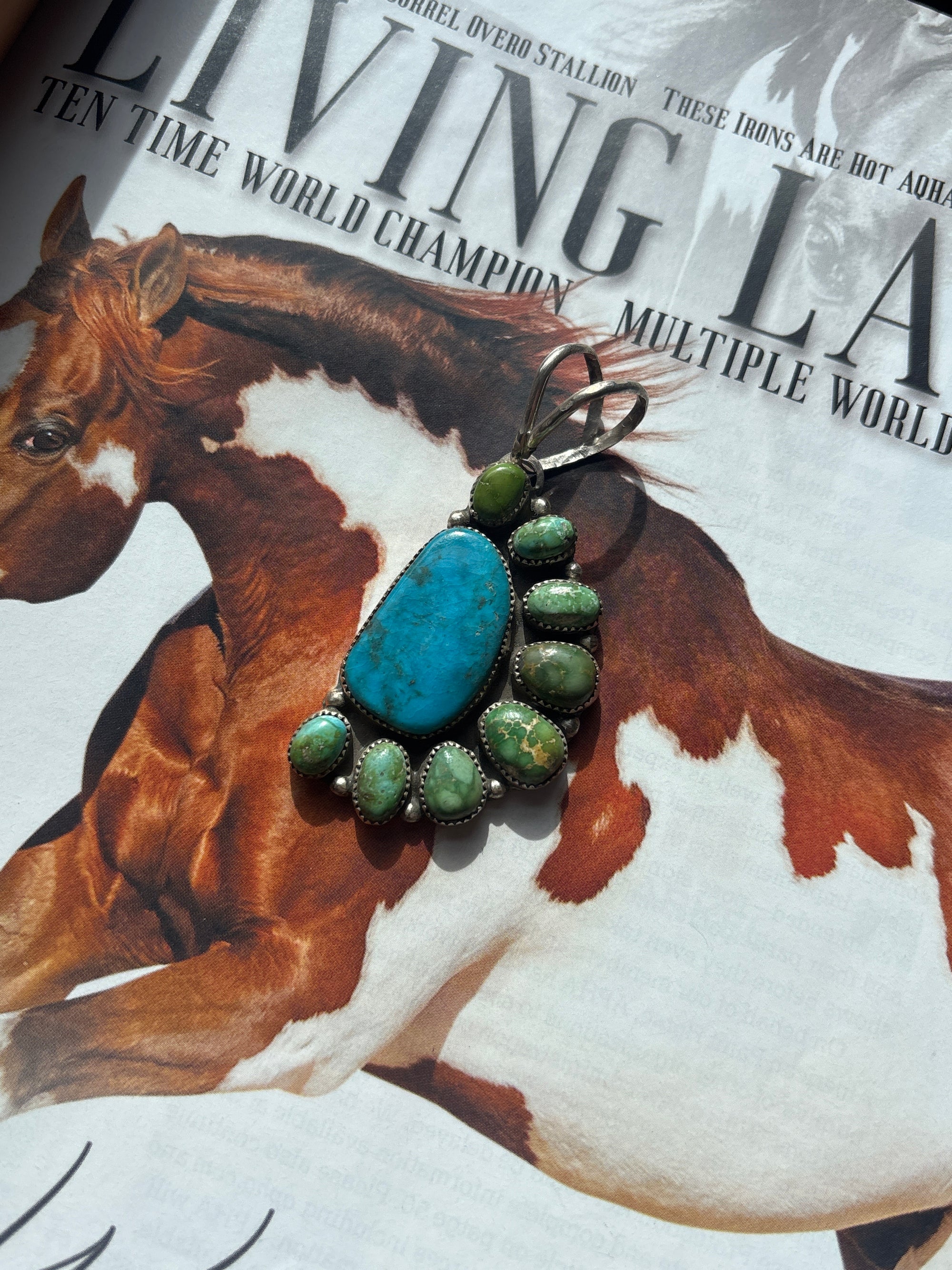 Kingman and Sonoran Gold Pendant