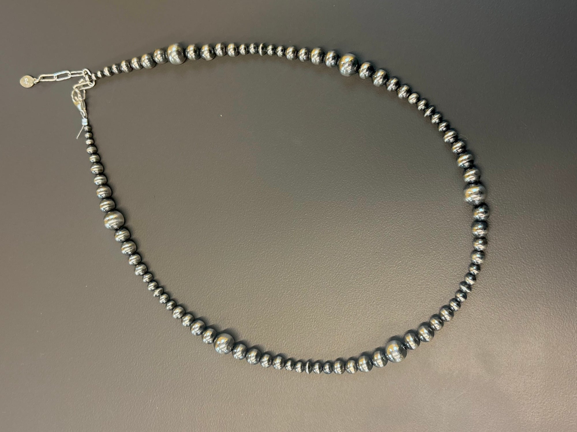 Sterling Silver Graduated Necklace