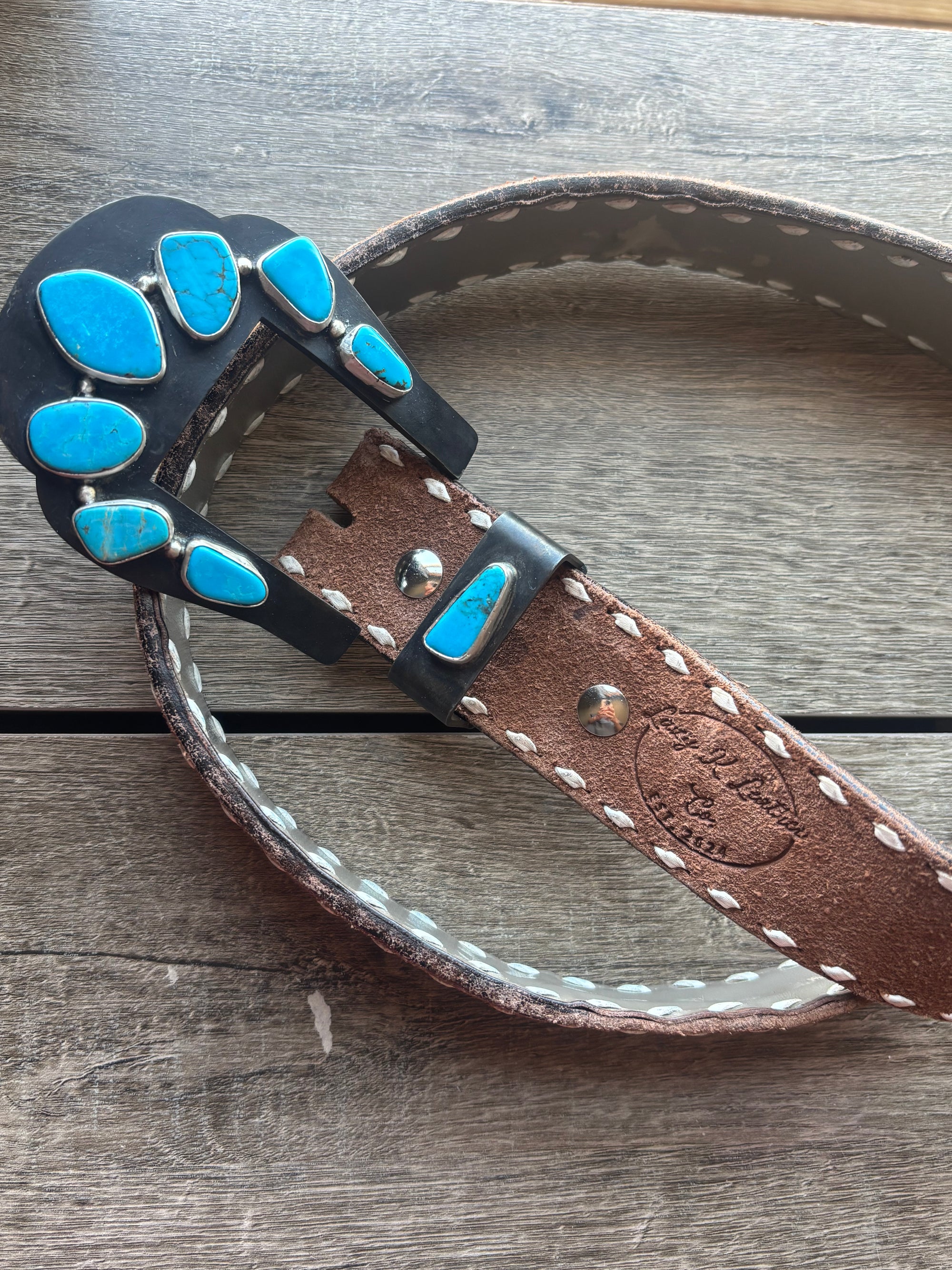 Kingman Belt Buckle and Keeper